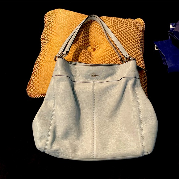 Coach Pale Blue Lexi.  Gently used - Picture 1 of 1
